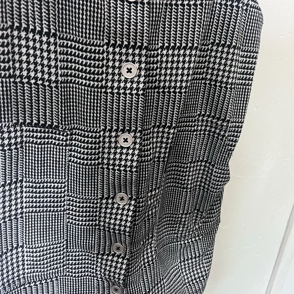 SO Monochrome Houndstooth Suspender Dress Girls XXL‎